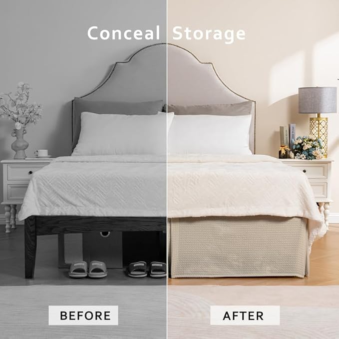 Bed Skirt - Full - 16 in Drop