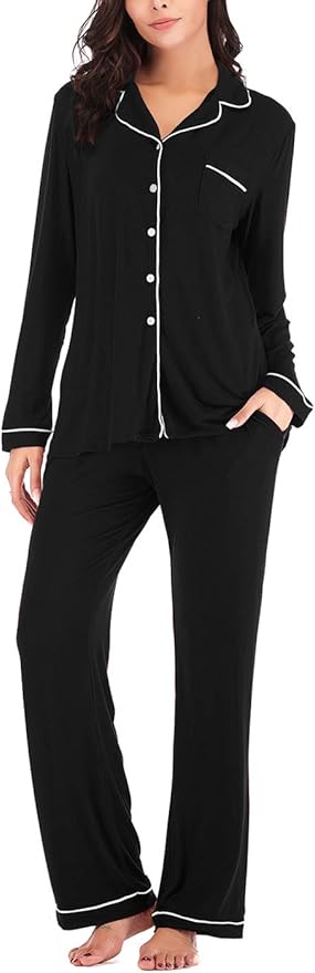 Women's Pajama Set - Long Sleeve - 2 Piece