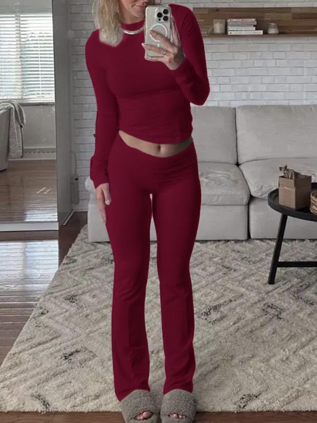 Women's Pants Pajama Set - Long Sleeve - 2 Piece