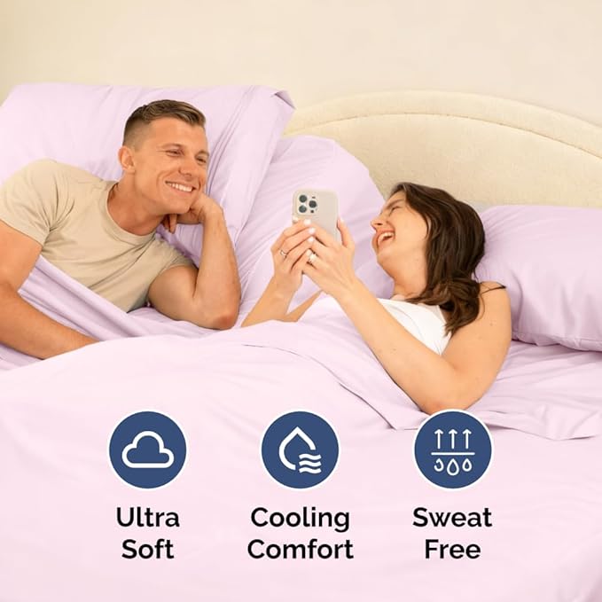 Cooling Bed Sheet Set - King - 4 Piece