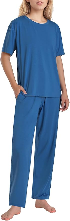 Women's Bamboo Pants Pajama Set - 2 Piece