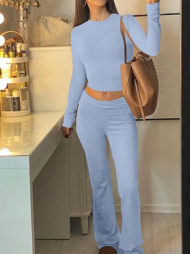 Women's Pants Pajama Set - Long Sleeve - 2 Piece