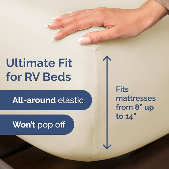 Cooling Bed Sheet Set - Queen - 4 Piece
