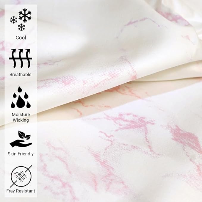 100% Cotton Pillowcase Set - King - 2 Piece