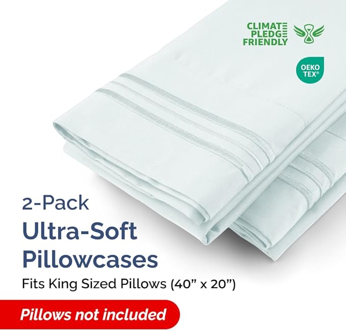 Pillowcase Set - King - 2 Piece