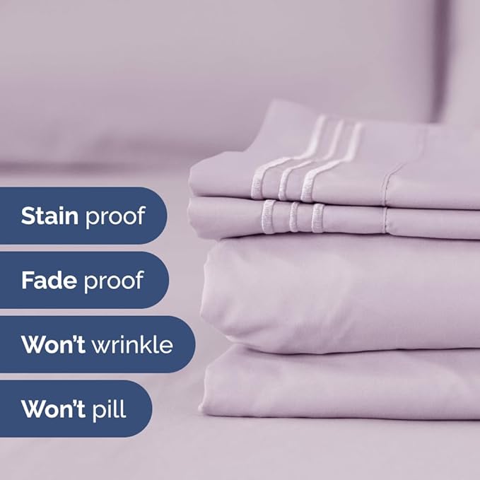 Cooling Bed Sheet Set - King - 4 Piece