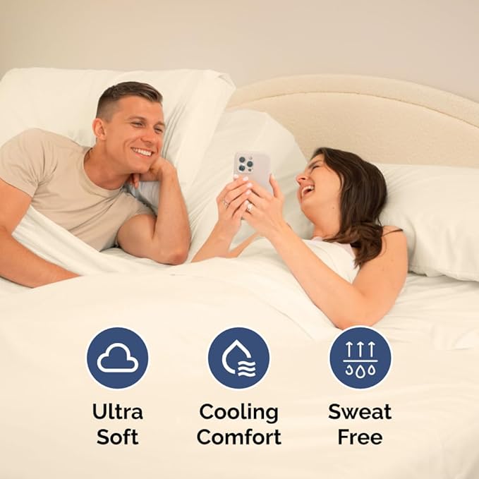 Cooling Bed Sheet Set - King - 4 Piece