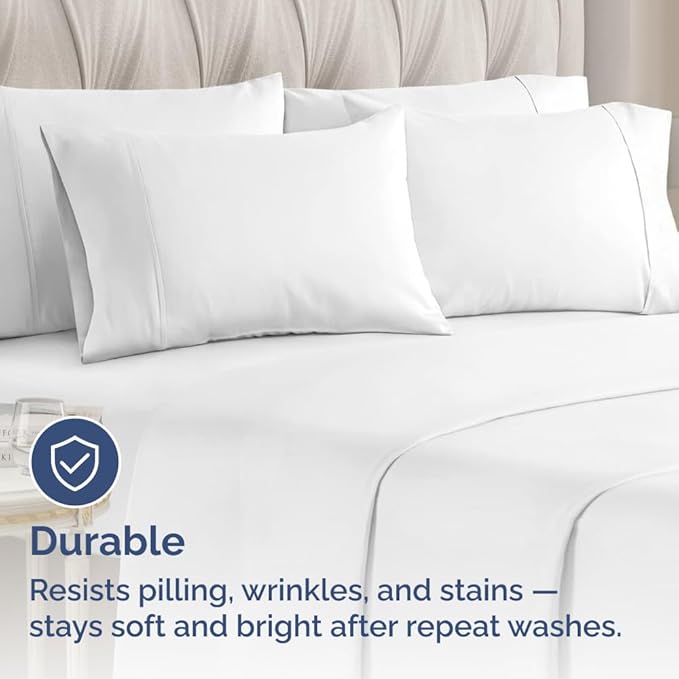 Pillowcase Set - King - 4 Pack - 4 Piece