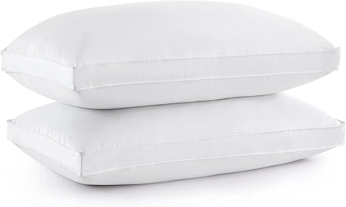 100% Cotton Bed Pillow - Queen - 2 Piece