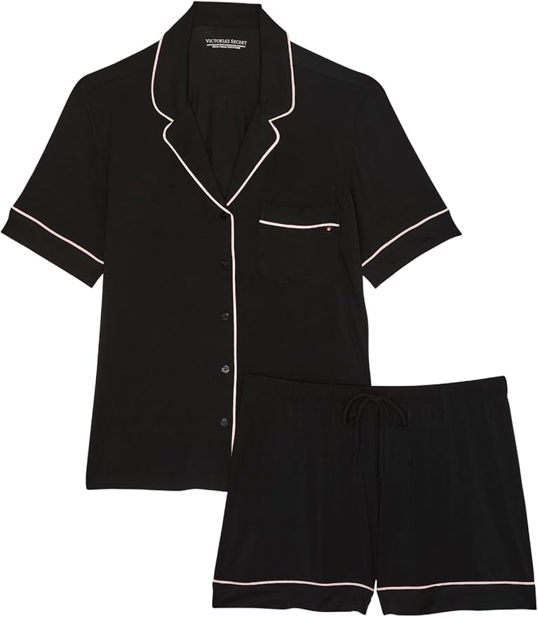 Women's Shorts Pajama Set - Short Sleeve - 2 Piece
