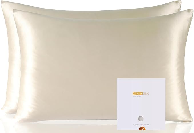 Mulberry Silk Pillowcase Set - Standard - 2 Pack