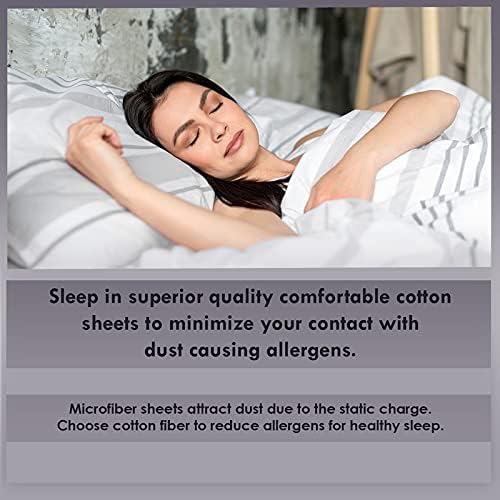 100% Cotton Bed Sheet Set - Full - 15 in Deep Pocket