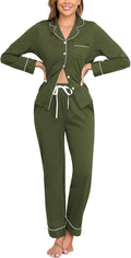 Women's 100% Cotton Pajama Set - Long Sleeve - 2 Piece