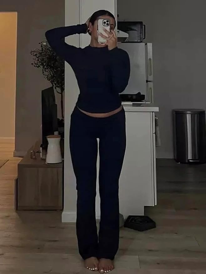 Women's Pants Pajama Set - Long Sleeve - 2 Piece