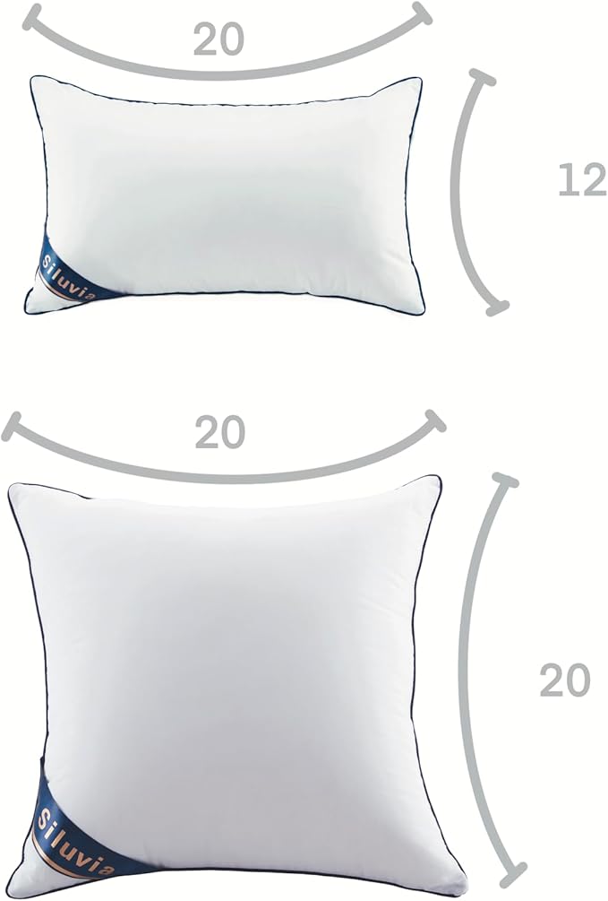 100% Cotton Pillow Insert - 2 Piece