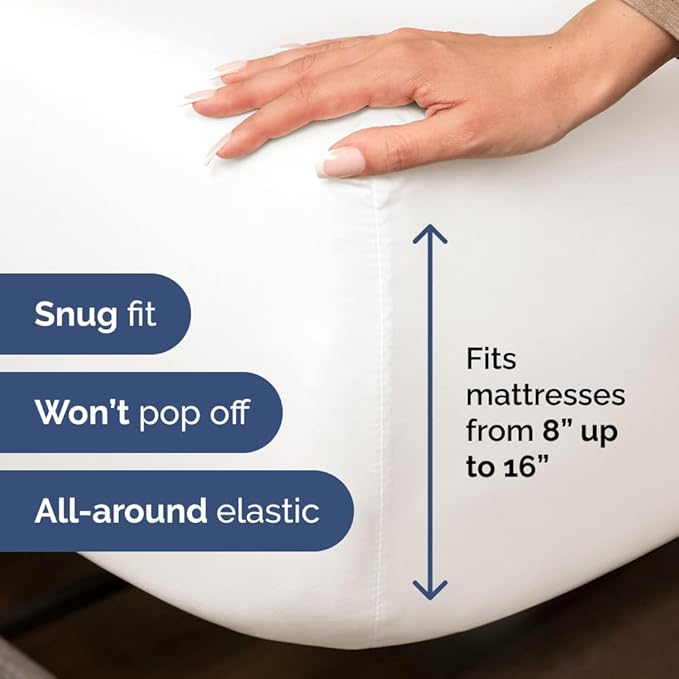 Cooling Bed Sheet Set - Full - 4 Piece