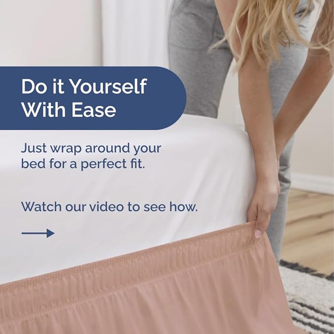Bed Skirt - King - 12 in Drop