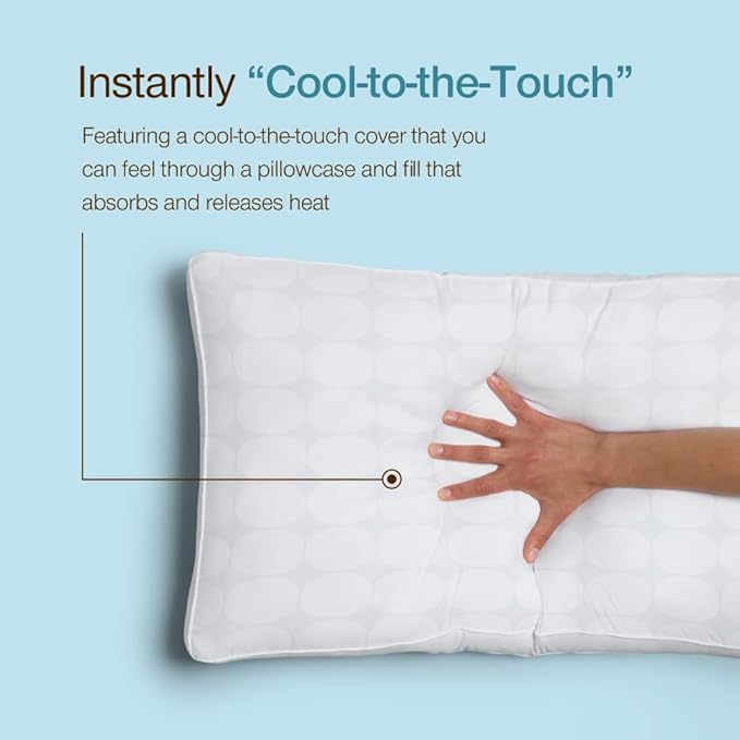 Down Alternative Cooling Bed Pillow - King - 2 Piece