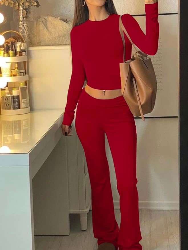 Women's Pants Pajama Set - Long Sleeve - 2 Piece