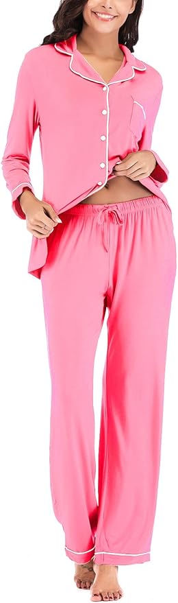 Women's Pajama Set - Long Sleeve - 2 Piece