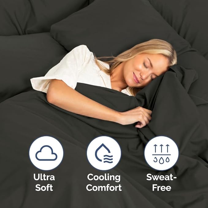 Cooling Bed Sheet Set - Queen - 4 Piece