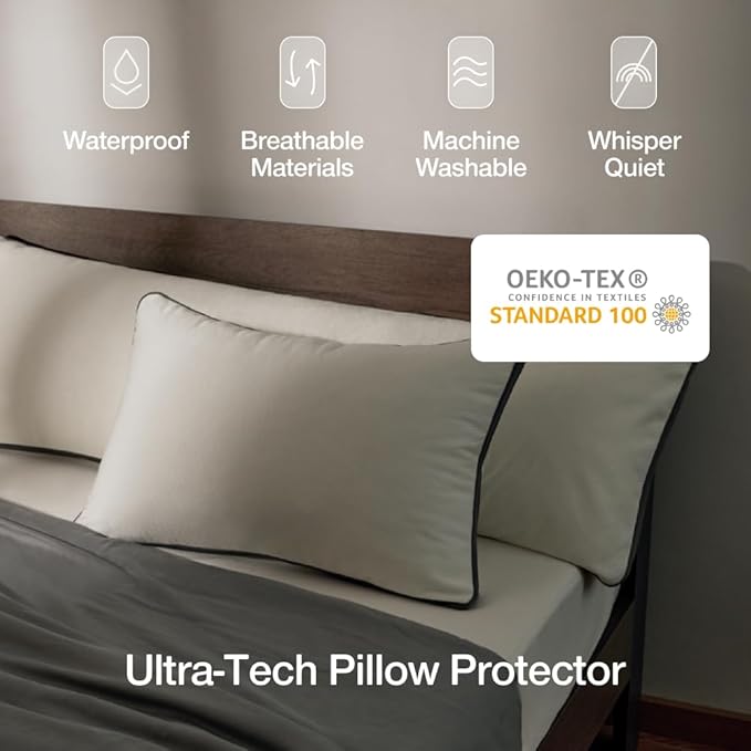 Waterproof Pillow Protector - Queen