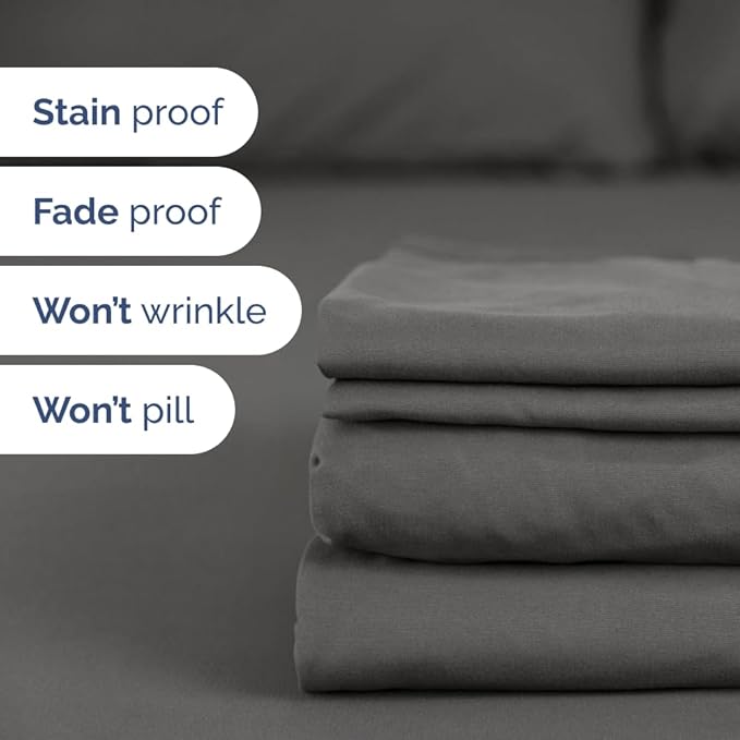 Cooling Bed Sheet Set - King - 4 Piece
