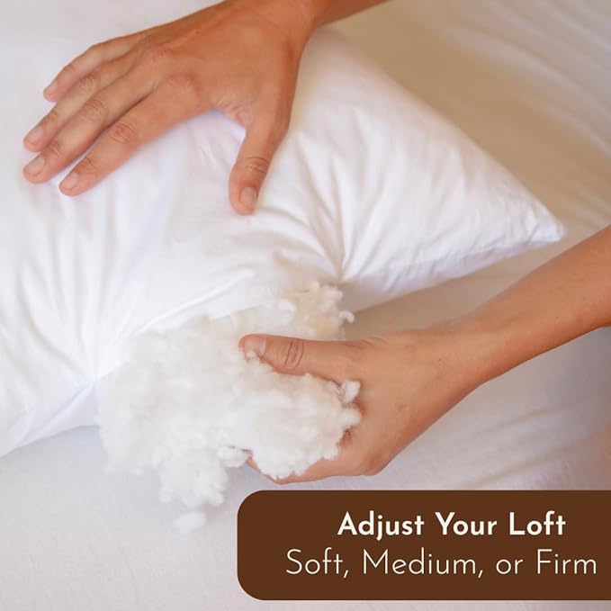 Hypoallergenic Bed Pillow - Queen - 2 Piece