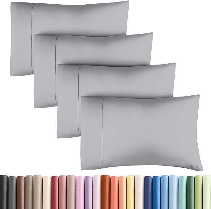 Pillowcase Set - King - 4 Pack - 4 Piece
