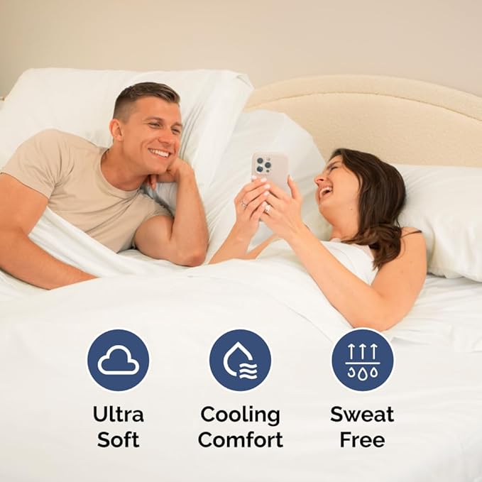 Cooling Bed Sheet Set - King - 4 Piece