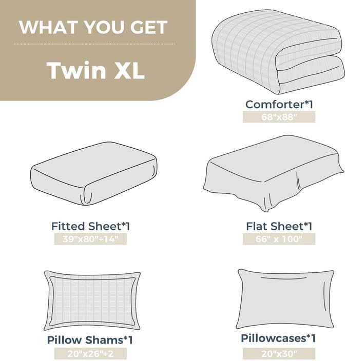 Comforter Set - Twin XL - 5 Piece