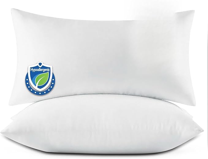 Microfiber Hypoallergenic Pillow Insert - 2 Piece