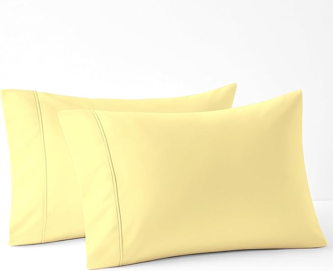 100% Cotton Pillowcase Set - King - 2 Piece
