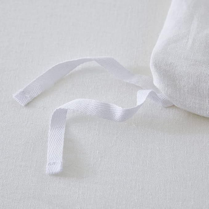 Linen Duvet Cover Set - Queen - 90 x 90 in - 3 Piece