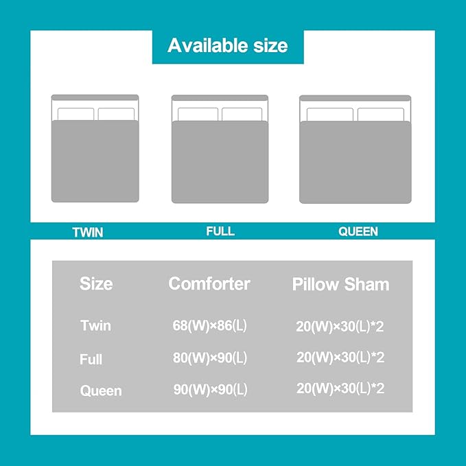 Comforter Set - Twin - 3 Piece