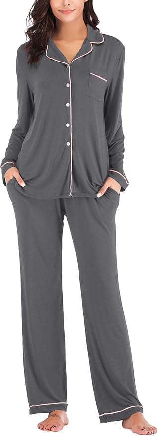 Women's Pajama Set - Long Sleeve - 2 Piece