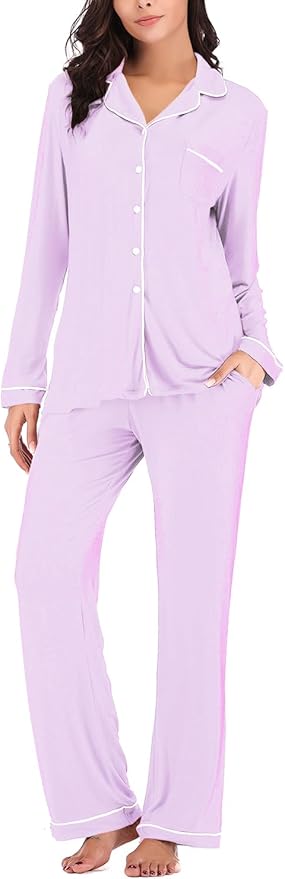Women's Pajama Set - Long Sleeve - 2 Piece