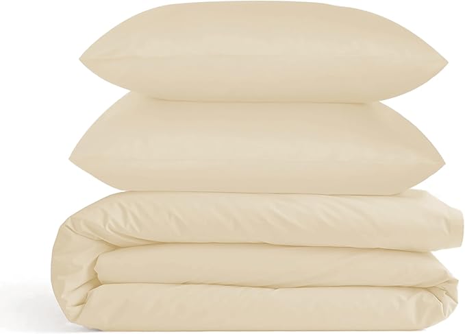 100% Cotton Duvet Cover Set - King - 3 Piece