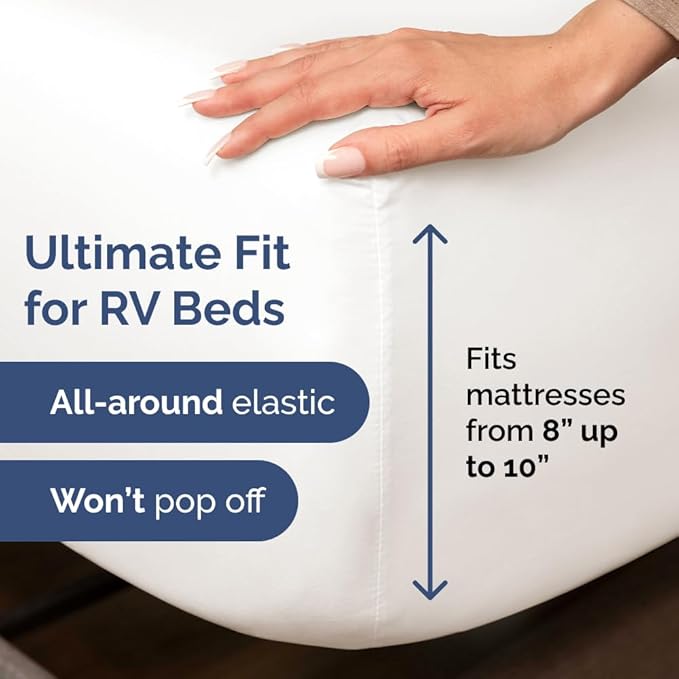 Cooling Bed Sheet Set - Queen - 4 Piece