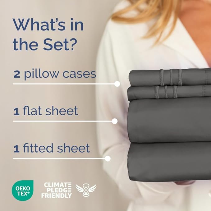 Cooling Bed Sheet Set - Full - 4 Piece