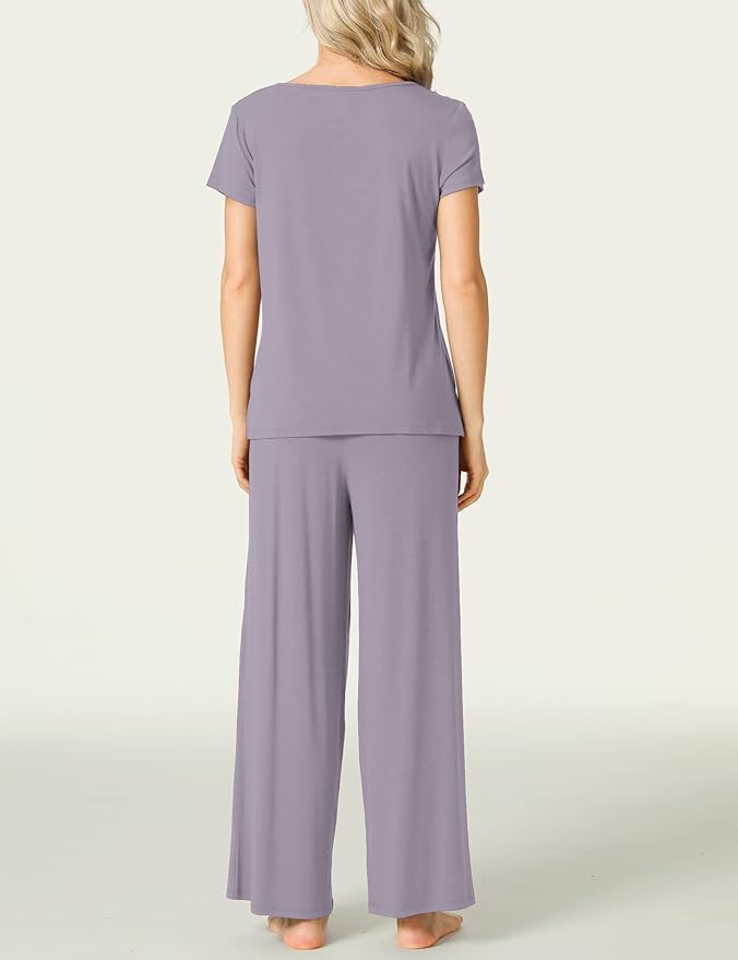 Bamboo Pajama Set - Short Sleeve - 2 Piece