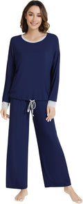 Women's Bamboo Pants Pajama Set - Long Sleeve - 2 Piece