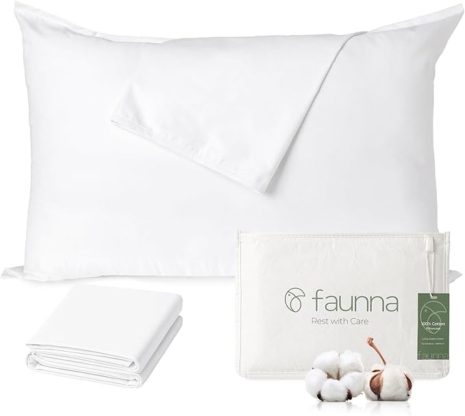 100% Cotton Hypoallergenic Pillow Protector