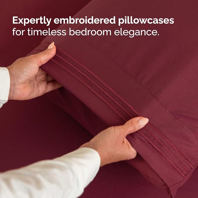 Cooling Bed Sheet Set - Full - 4 Piece