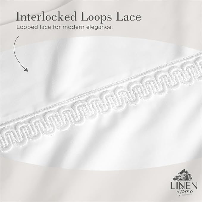 100% Cotton Pillowcase Set - King - 2 Piece