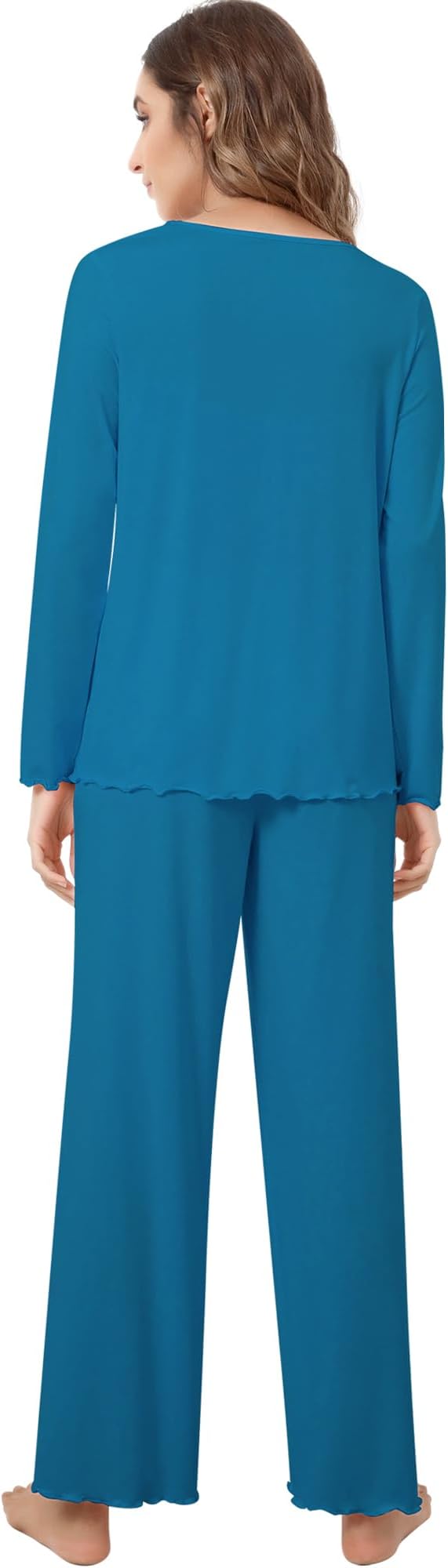 Women's Bamboo Pants Pajama Set - Long Sleeve - 2 Piece
