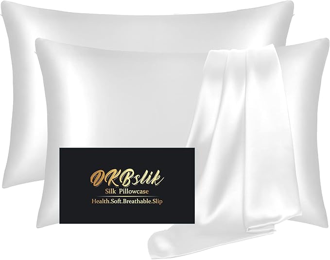 Mulberry Silk Pillowcase Set - King - 2 Pack - 2 Piece