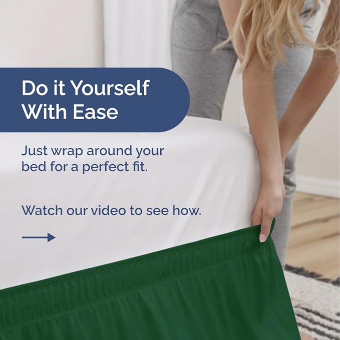 Bed Skirt - King - 12 in Drop