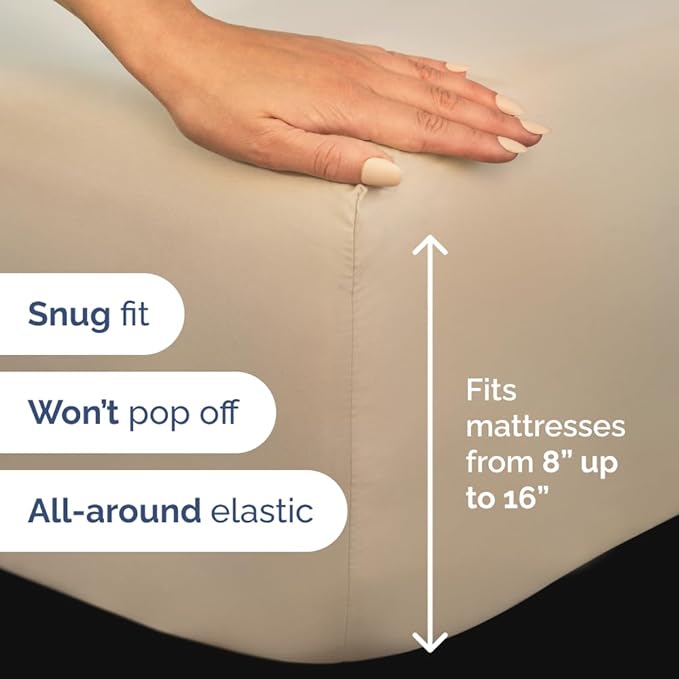 Cooling Bed Sheet Set - Full - 4 Piece