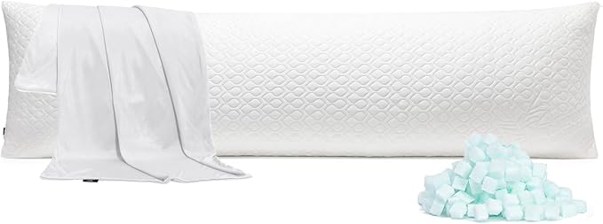 Memory Foam Cooling Body Pillow - King - 20 x 70 in